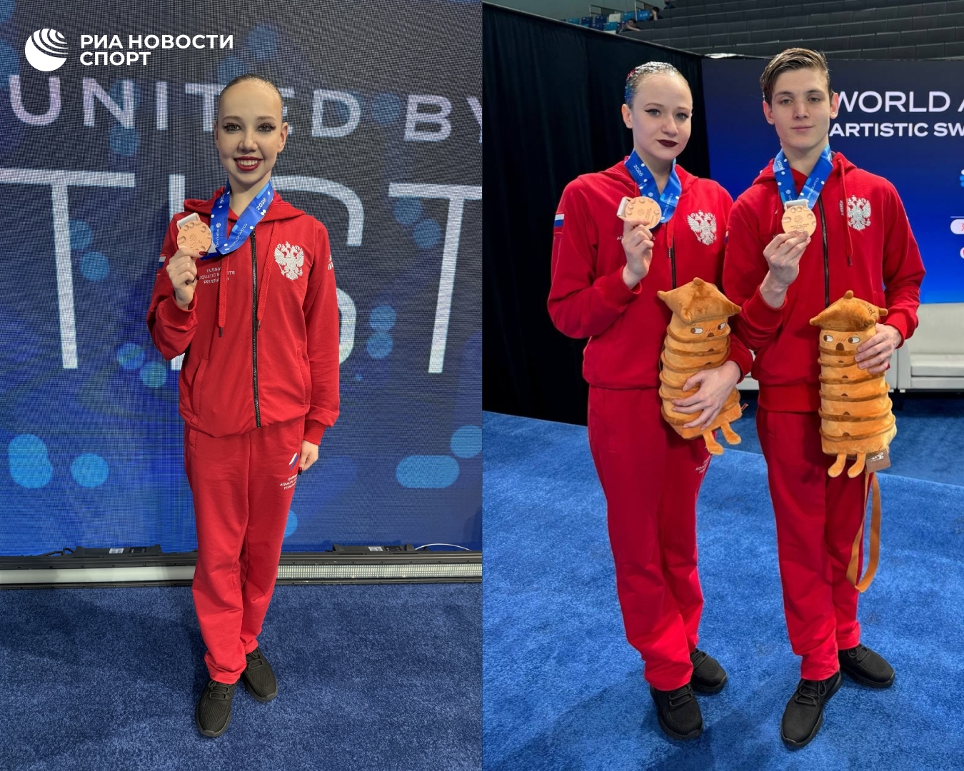 Российские синхронисты взяли две бронзы на этапе Кубка мира