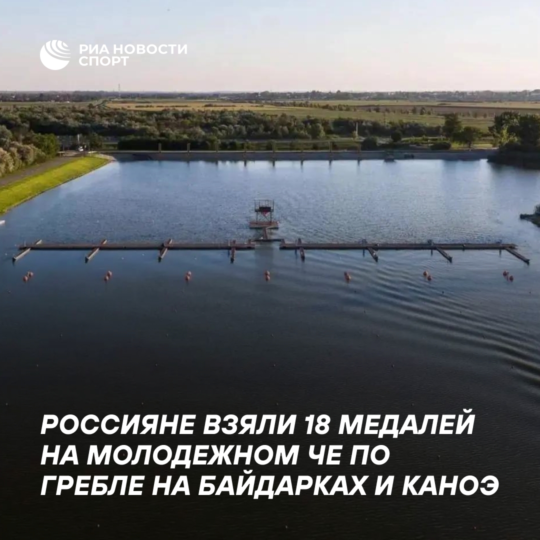 Российская сборная завоевала 18 наград на молодёжном ЧЕ по гребле
