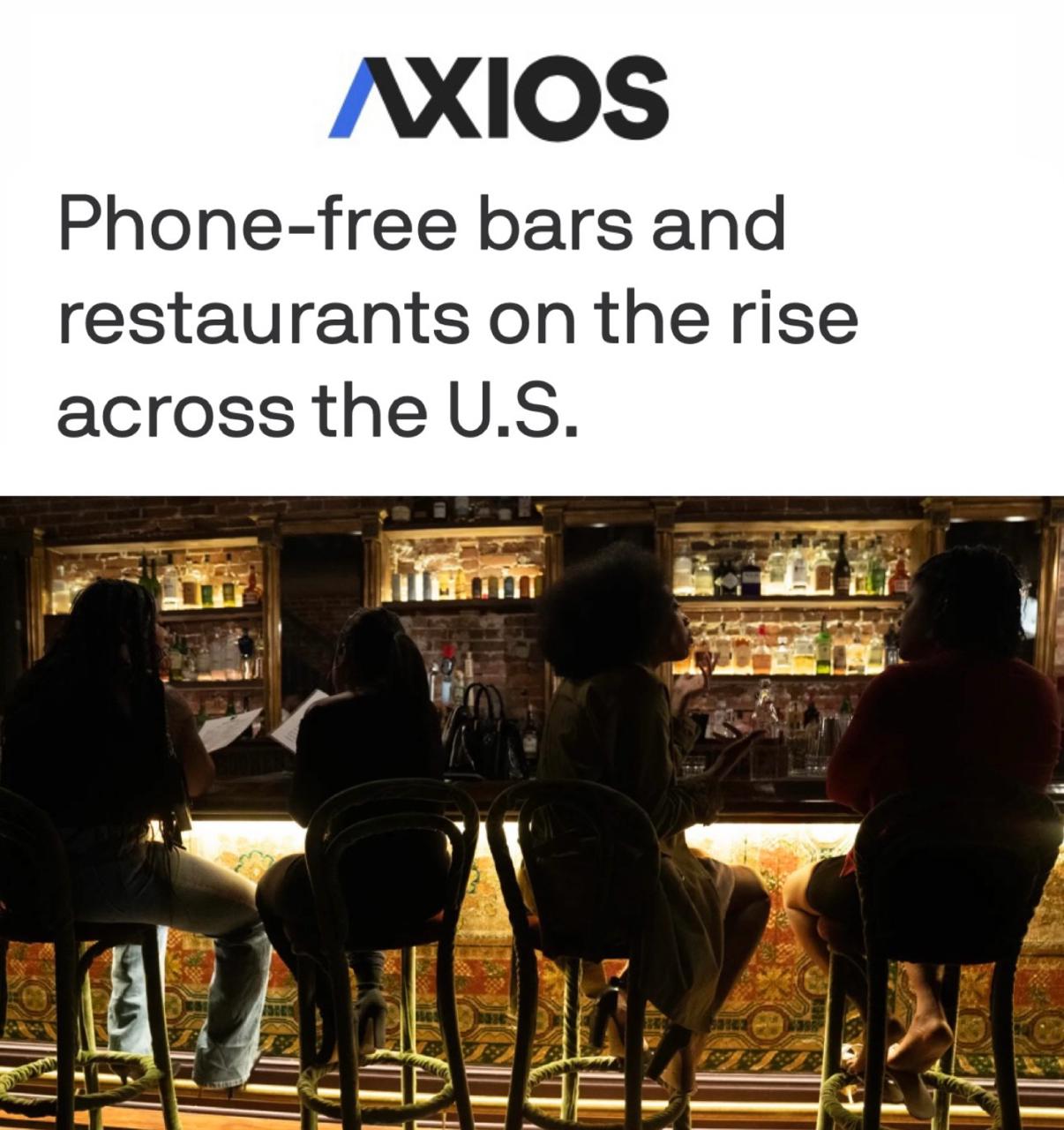 В США растёт популярность заведений без телефонов