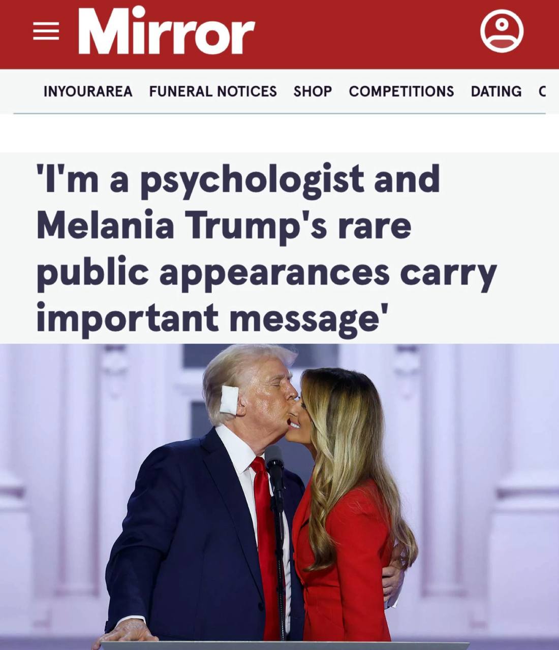 Психологи анализируют сдержанность Мелании Трамп на публике