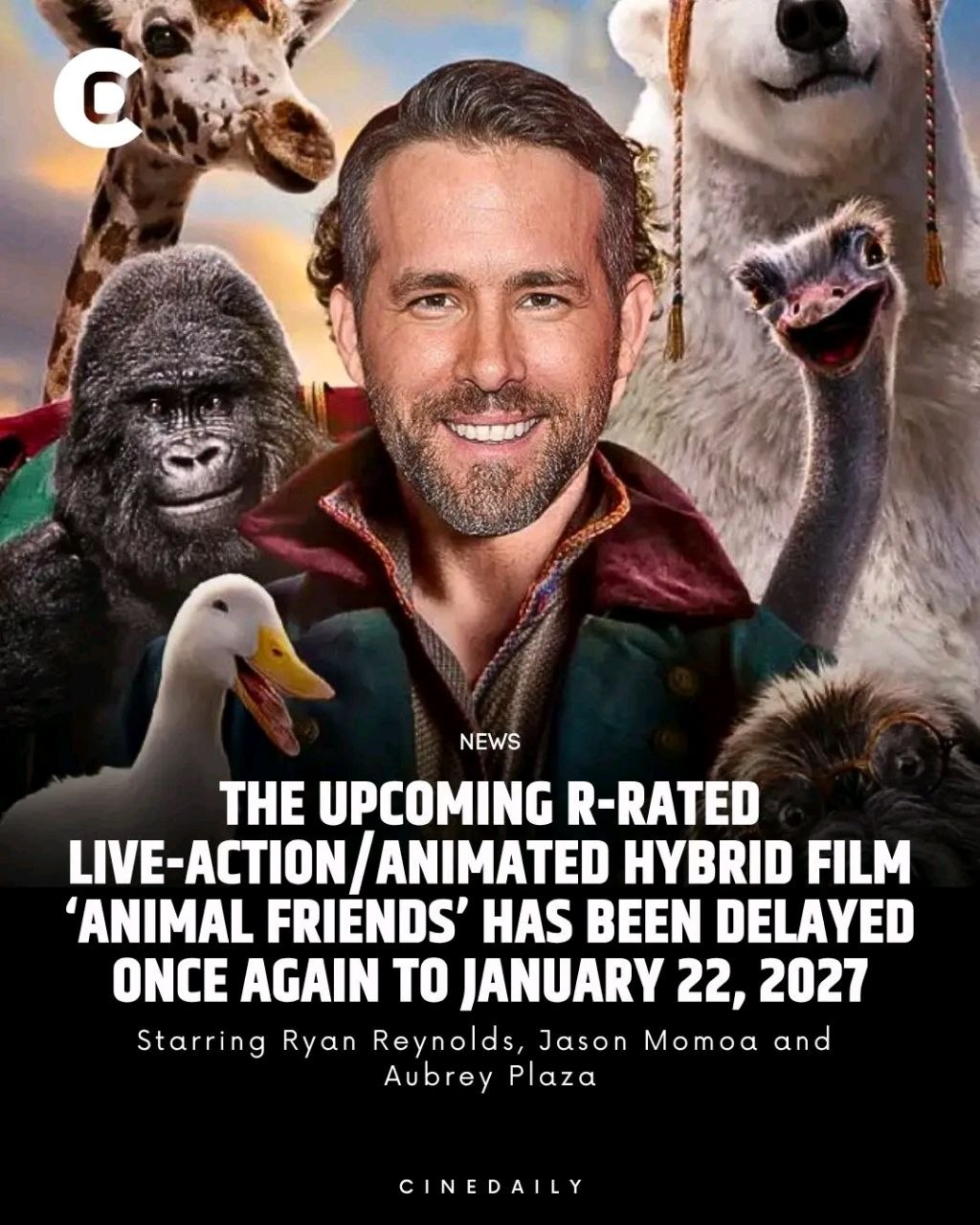 Премьера анимационной комедии «Друзья животных» перенесена на 2027 год