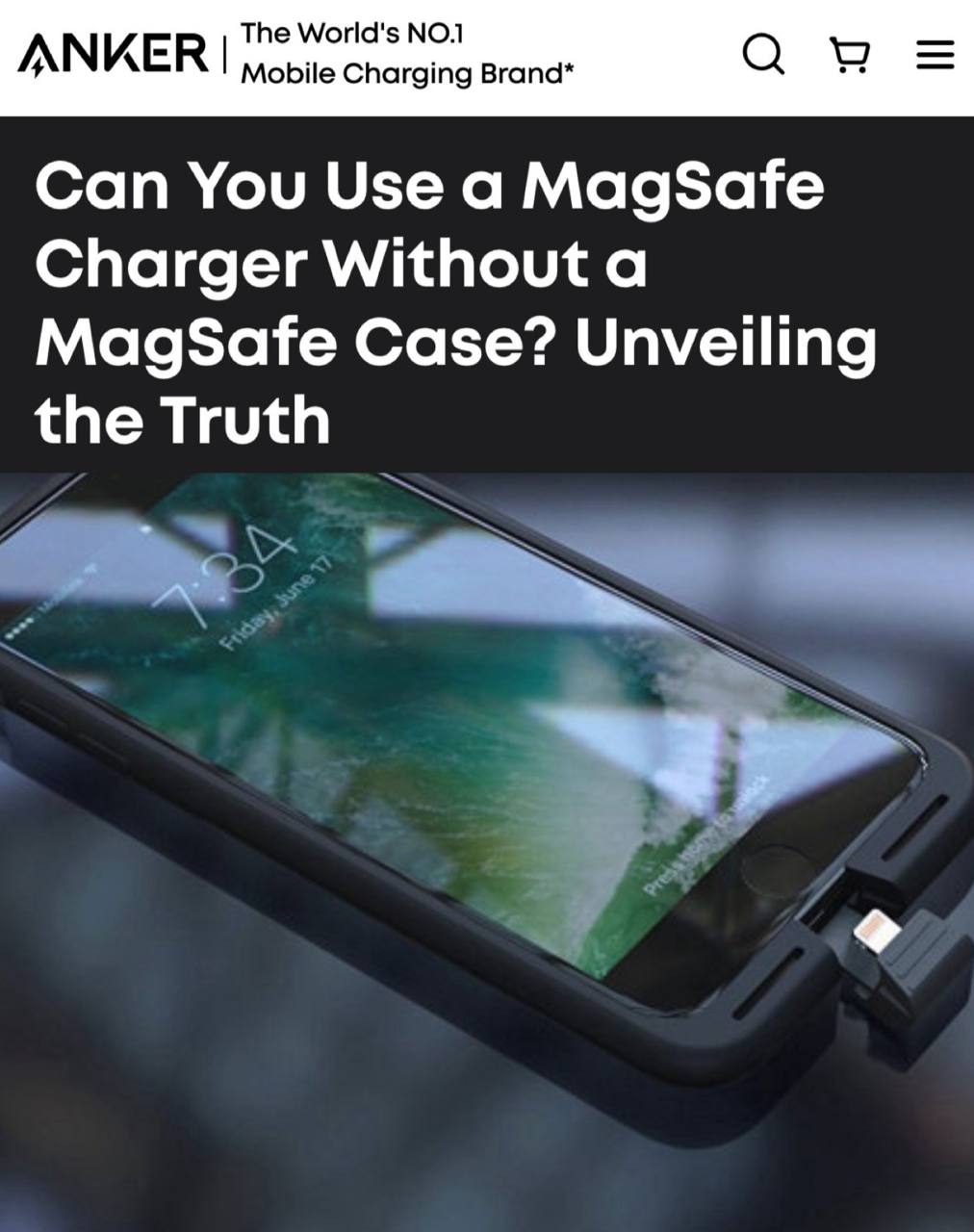 Apple рекомендует снимать чехол с iPhone при зарядке