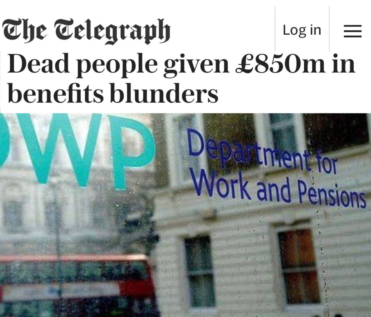 В Британии выплатили пособия умершим на 850 млн фунтов из-за ошибок