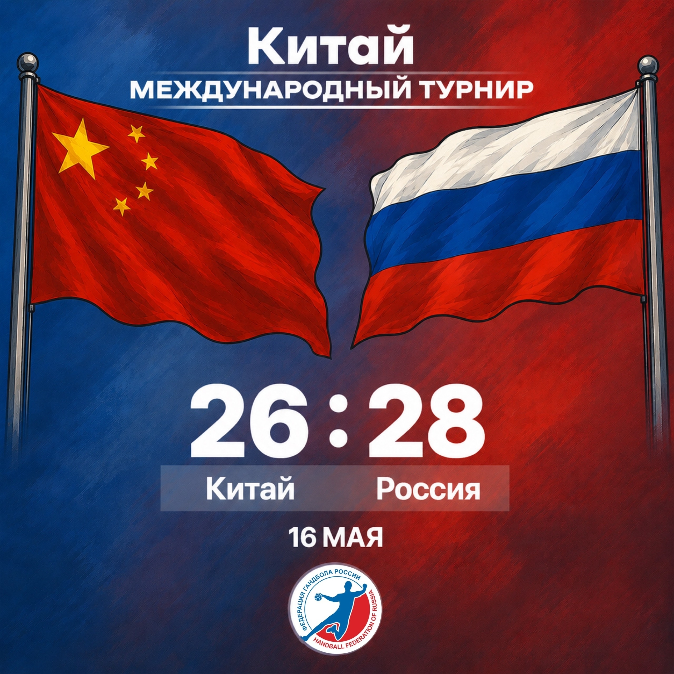 Сборная России по гандболу выиграла турнир в Китае
