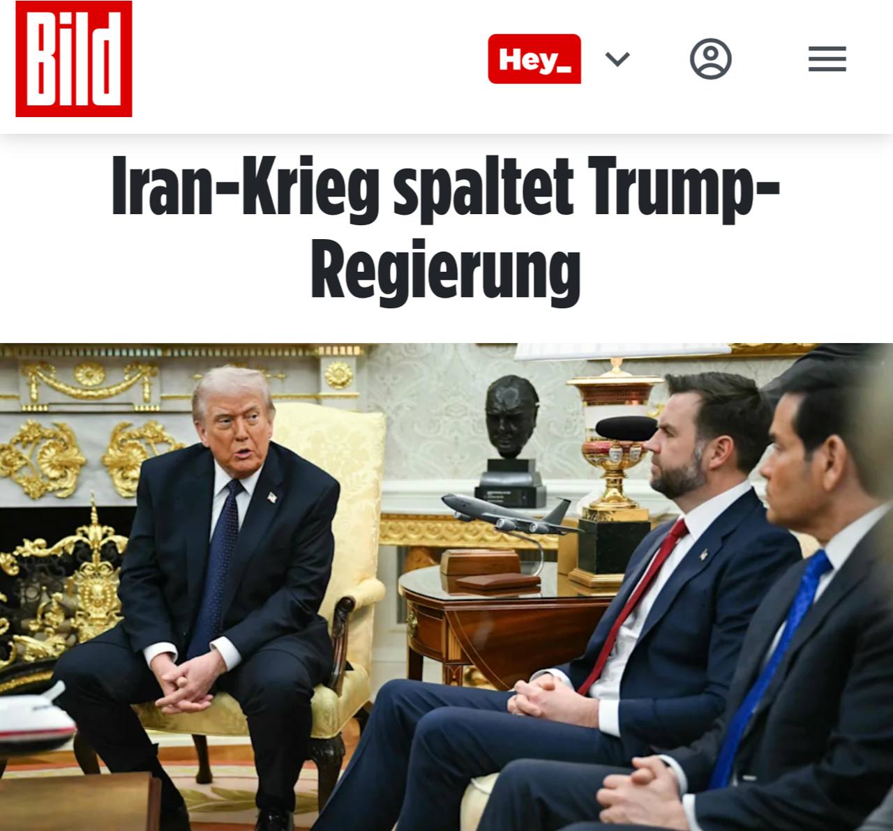 Разногласия в администрации Трампа по Ирану обнажили борьбу за наследие