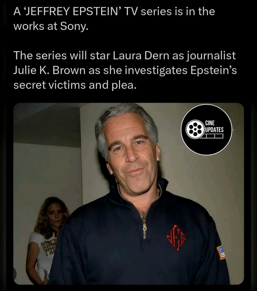 Лора Дерн сыграет журналистку в сериале о деле Эпштейна