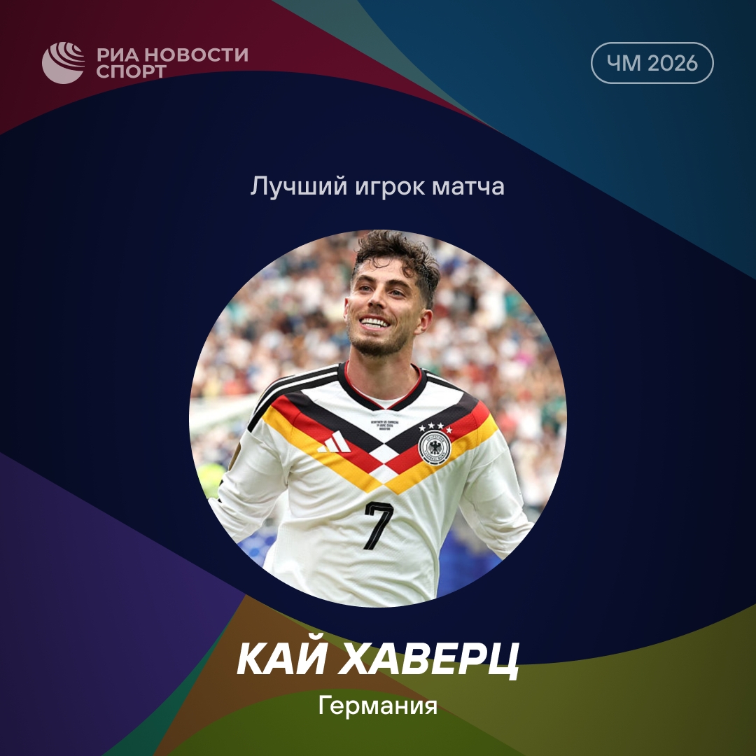 Хаверц стал лучшим игроком матча Германия — Кюрасао