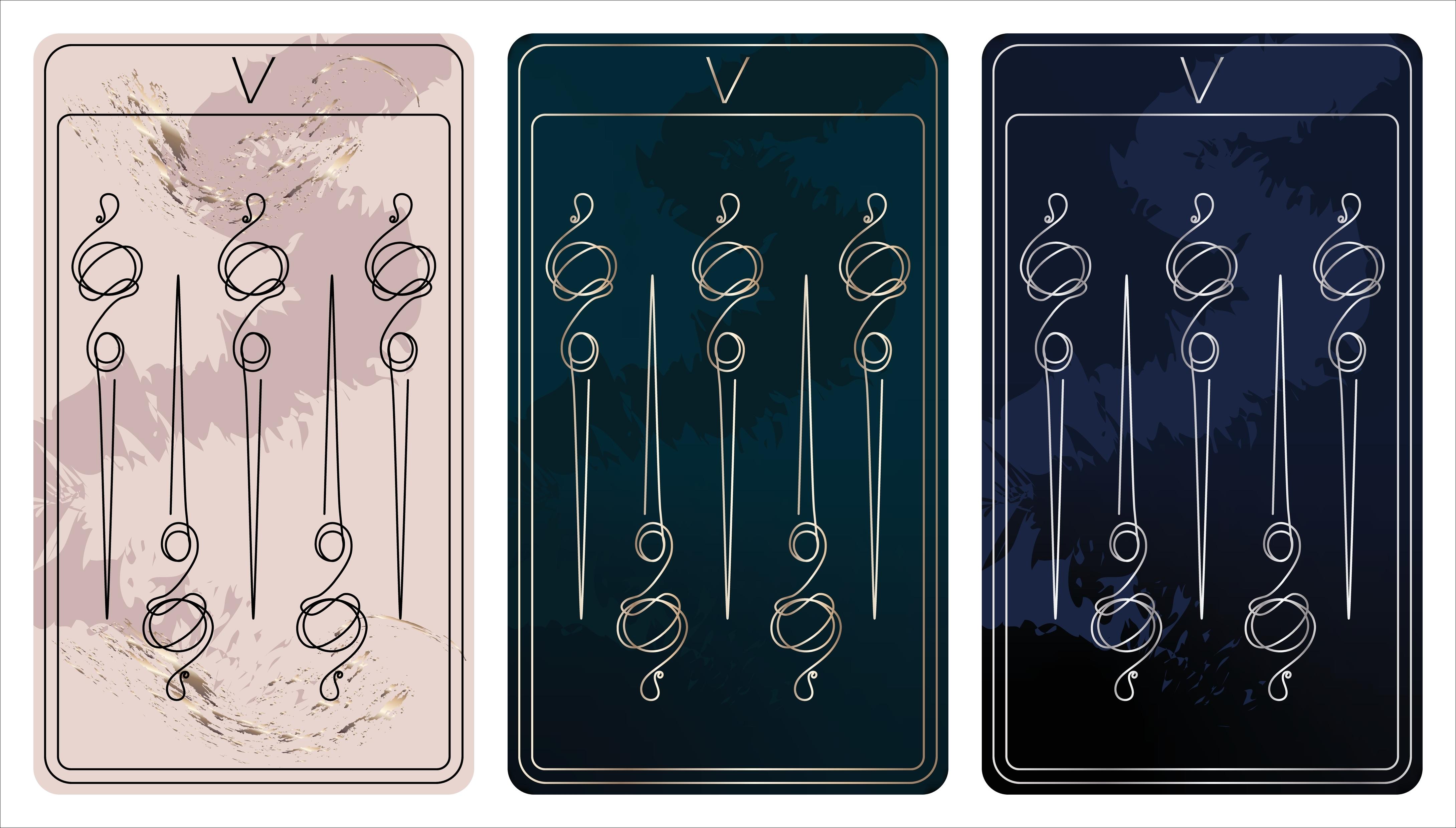 Пятерка Жезлов Таро: значение и толкование