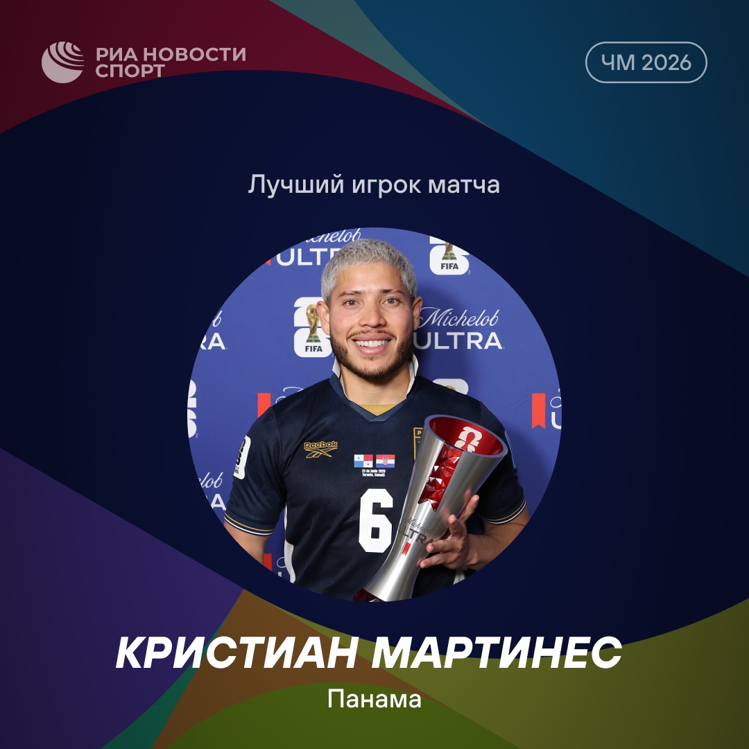 Кристиан Мартинес — лучший игрок матча Панама — Хорватия