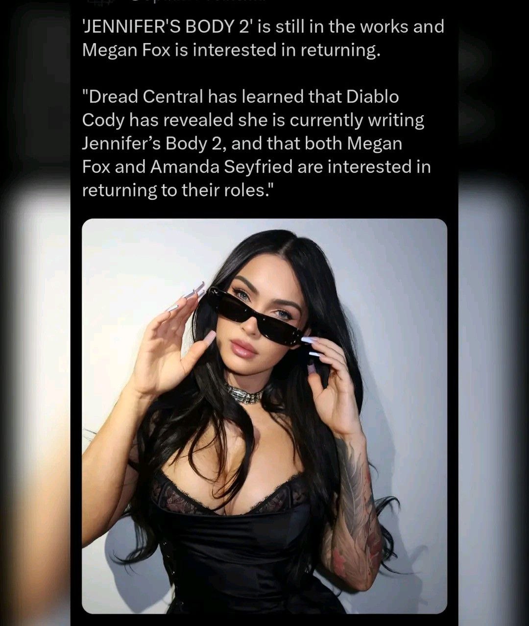 Диабло Коди пишет сиквел хоррора «Тело Дженнифер»