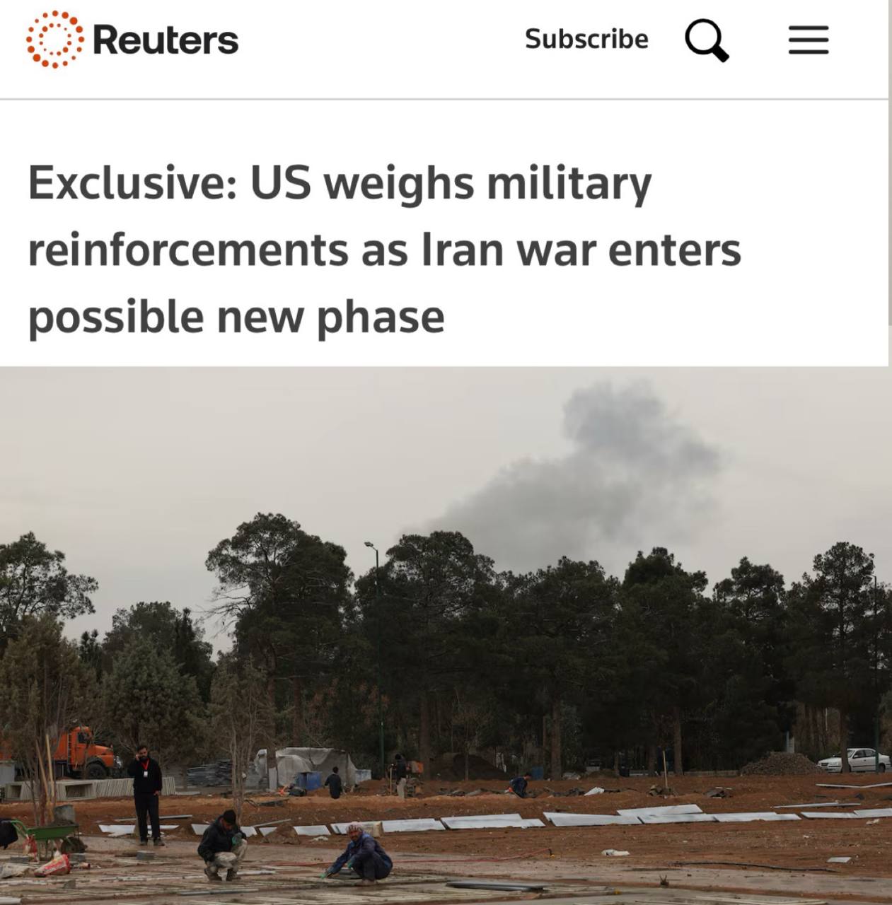 США могут усилить военное присутствие на Ближнем Востоке