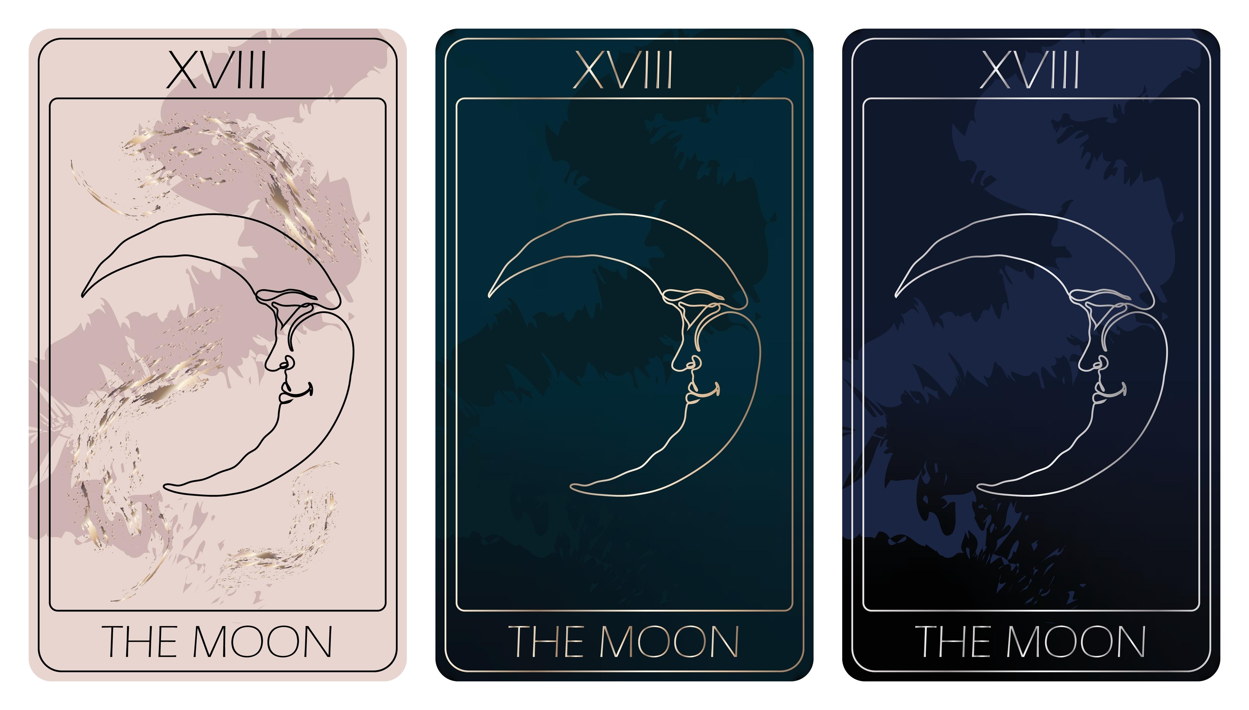 Карта Таро Луна: толкование и значение в гадании