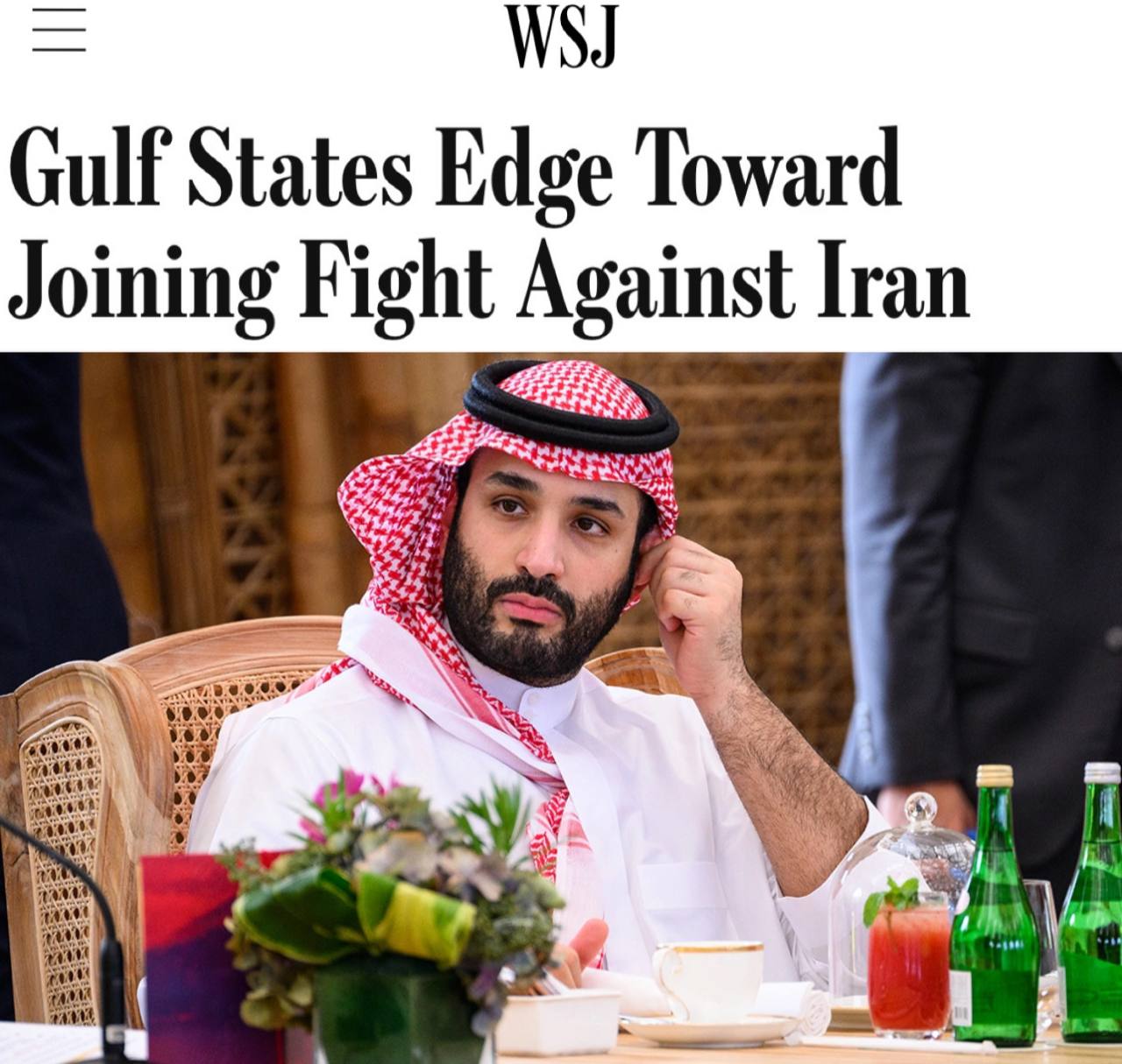 Саудовская Аравия рассматривает вступление в войну с Ираном