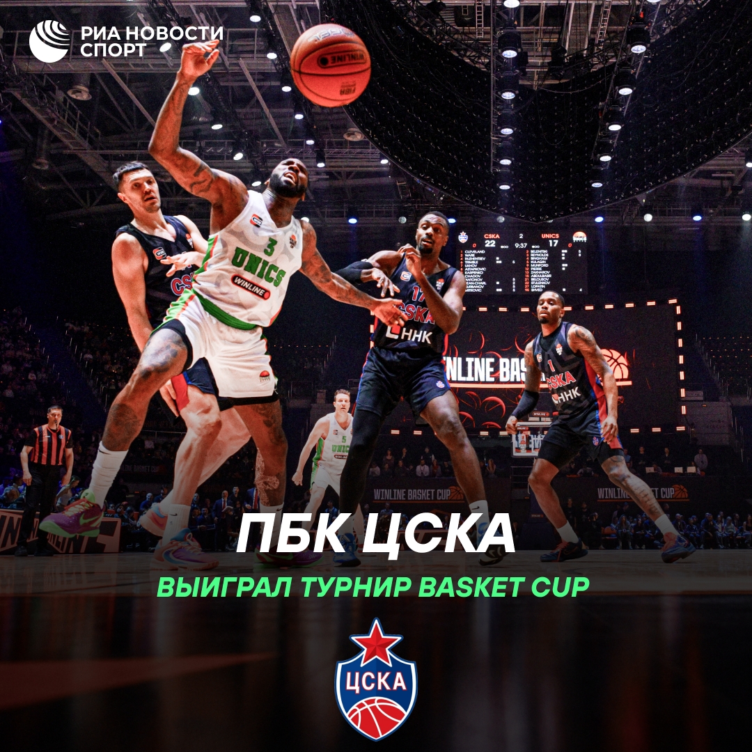 ЦСКА выиграл первый Basket Cup, победив УНИКС