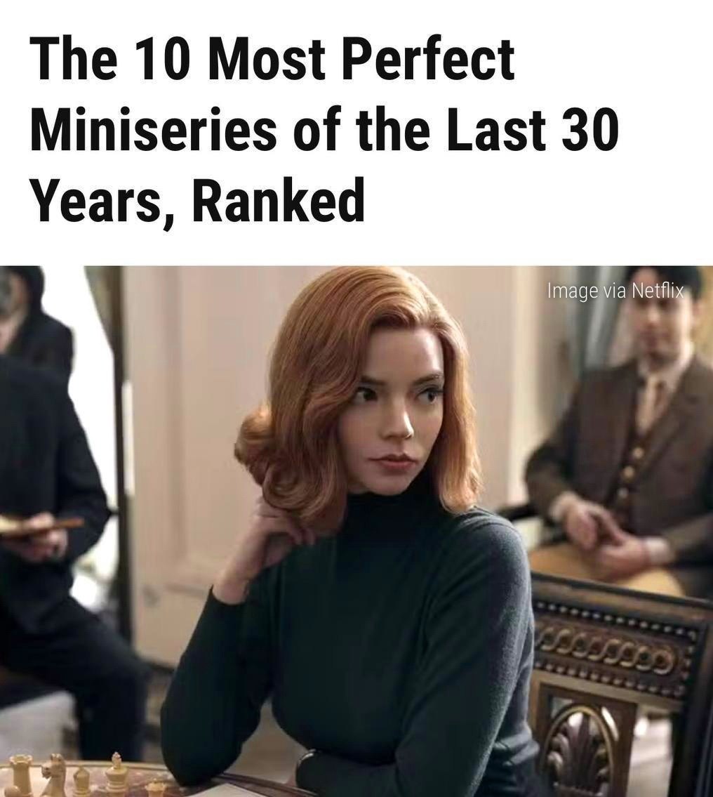 Названы 10 лучших мини-сериалов последних трёх десятилетий