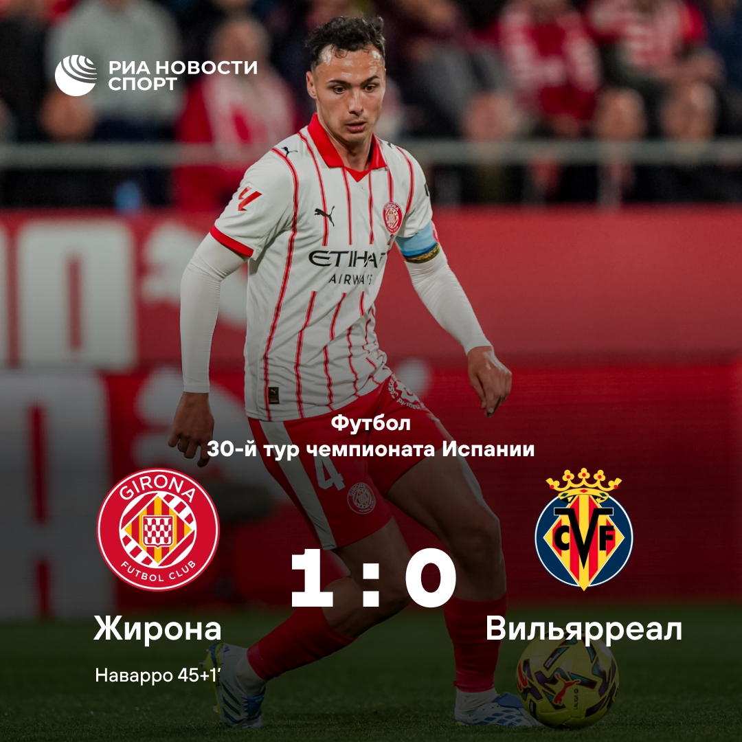 Вильярреал проиграл Жироне из-за автогола