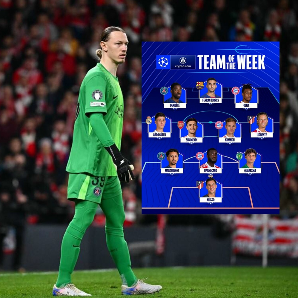 Сафонов не вошёл в команду недели ЛЧ, несмотря на сухую игру