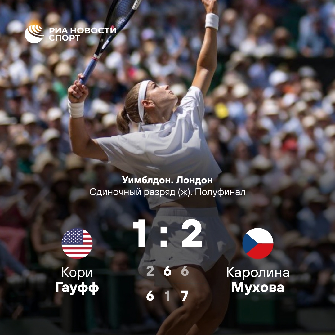 Каролина Мухова впервые пробилась в финал Уимблдона