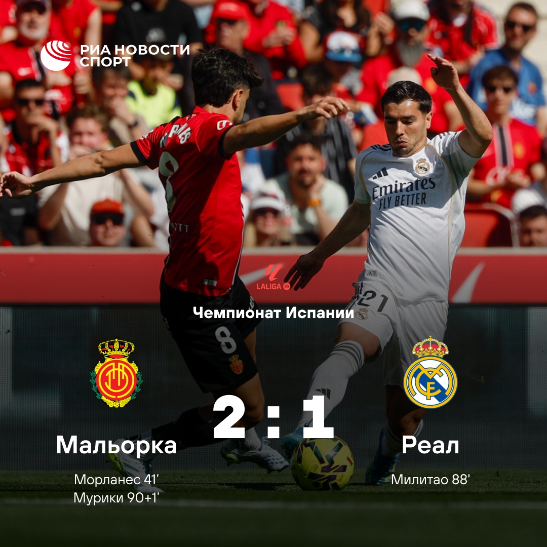 «Мальорка» нанесла поражение «Реалу» в Ла Лиге