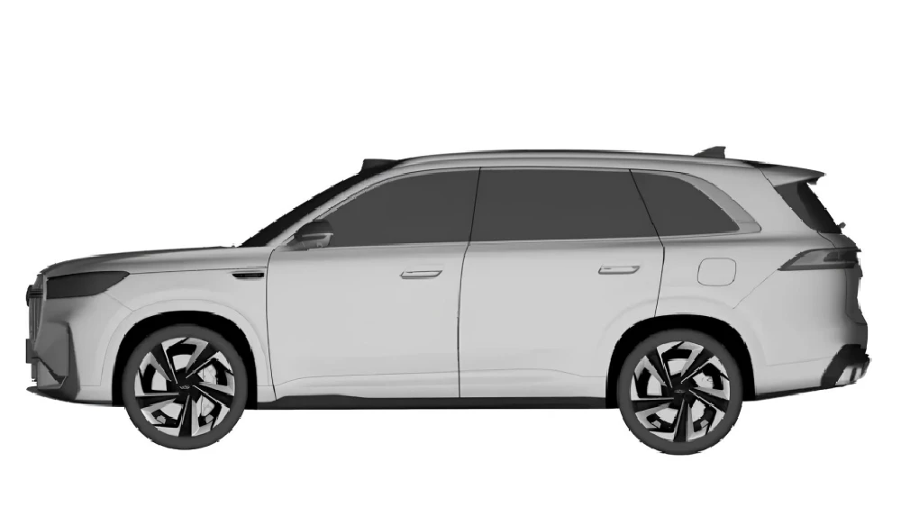 Новый Chery Tiggo 8 засветился на патентных снимках: подробности
