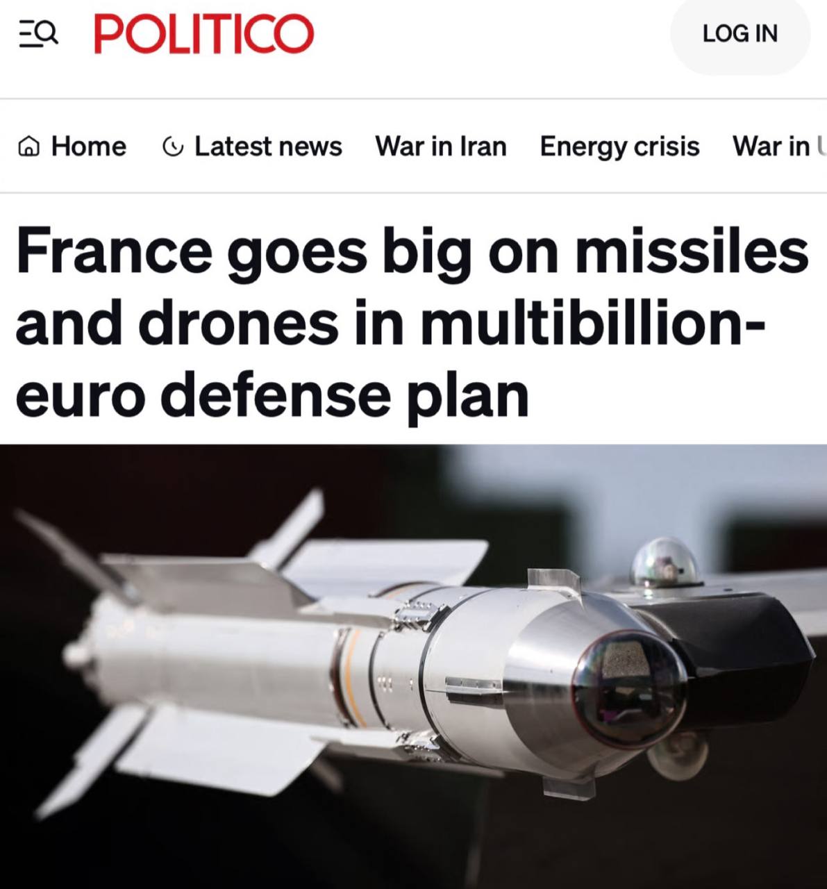 Франция наращивает арсенал дронов и ракет на фоне угроз