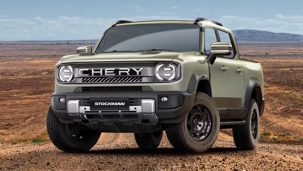 Chery представила уникальный дизель-электрический пикап Stockman