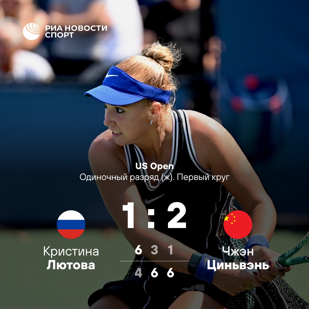 Кристина Лютова завершила выступление на US Open в первом круге
