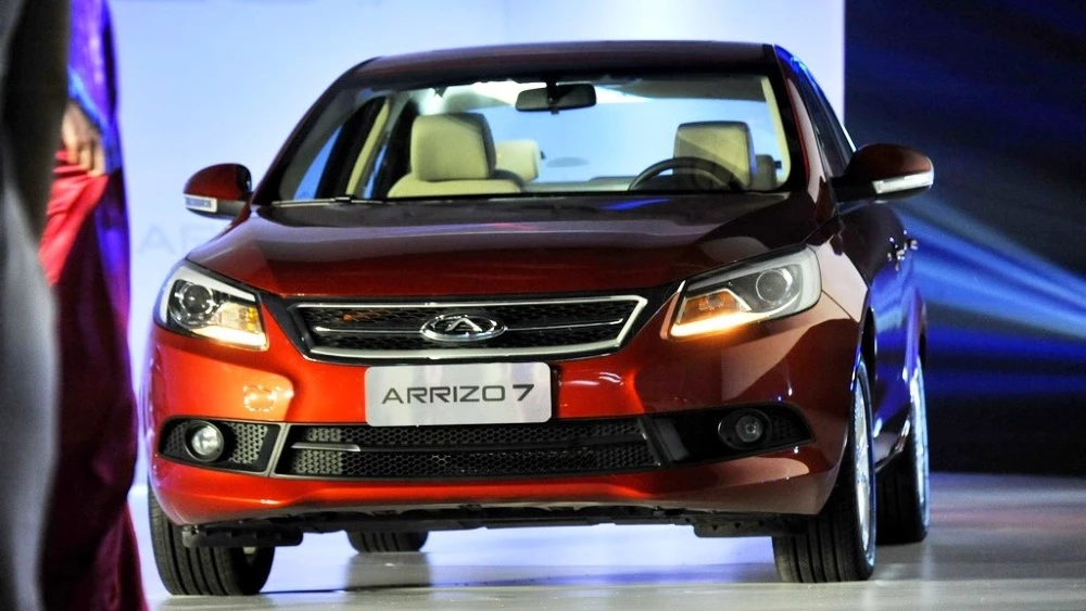 Chery представила новый седан Arrizo 7 на официальных снимках