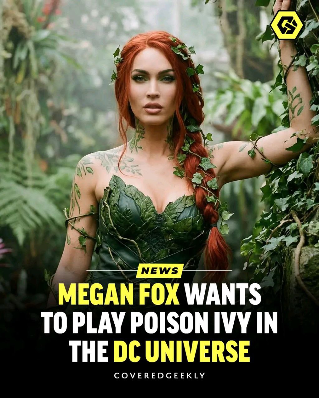 Меган Фокс мечтает о роли Ядовитого Плюща в DC