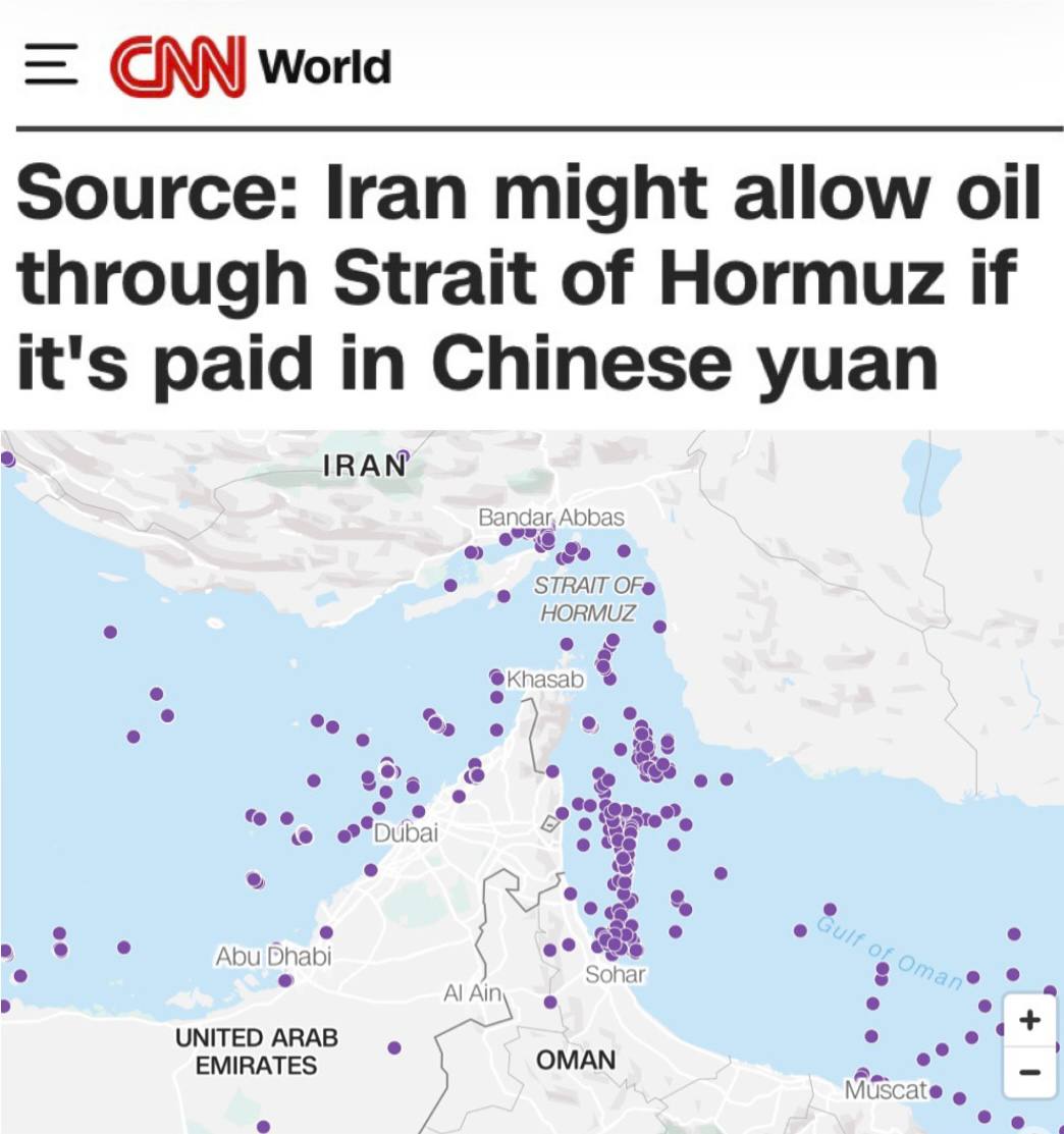 Иран может открыть Ормузский пролив за расчеты в юанях