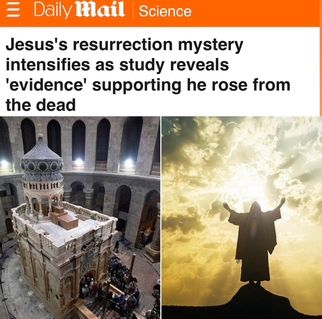 Учёные исследуют исторические свидетельства Воскресения Христа