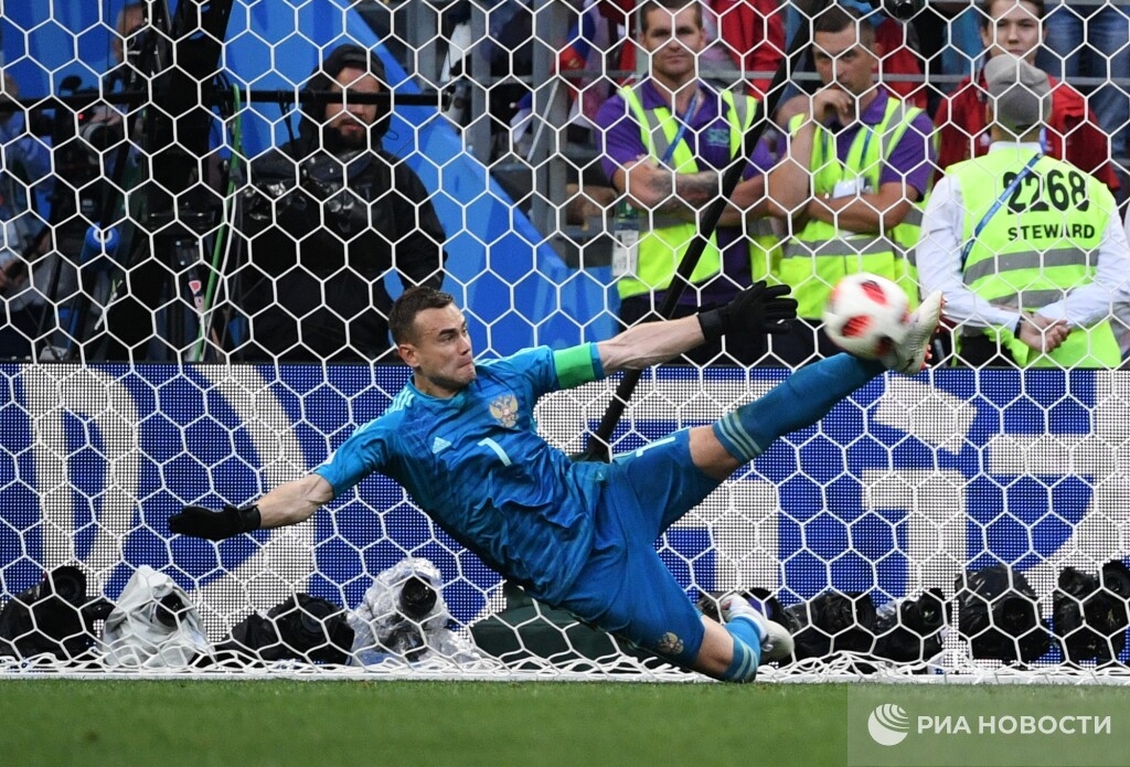 ФИФА вспомнила легендарные пенальти Россия — Испания на ЧМ-2018
