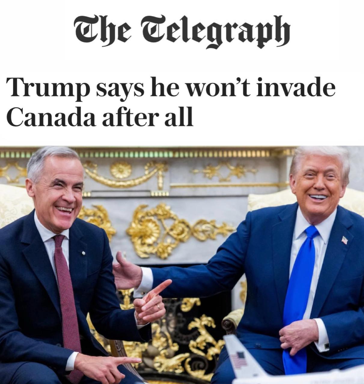 Трамп отказался от планов по присоединению Канады к США