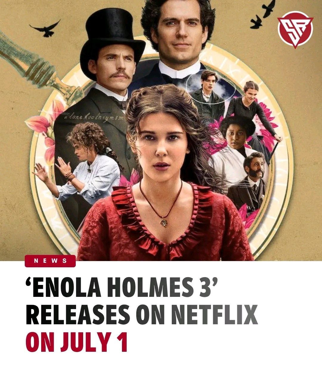 Netflix анонсировал дату выхода «Энолы Холмс 3»